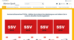 Desktop Screenshot of marion-spath.de