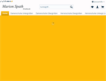 Tablet Screenshot of marion-spath.de